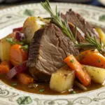 Slow Cooker Pot Roast with Vegetables - slow-cooker-pot-roast - crockpot-beef-roast - easy-pot-roast-recipe - American-beef-dinner - classic-Sunday-roast - slow-cooker-pork-pot-roast-with-cooker-vegetables - pot roast in slow cooker with vegetables - slow cook pot roast with vegetables - how to cook pot roast in slow cooker with vegetables - pot roast with vegetables slow cooker recipe - recipe for slow cooker pot roast with vegetables - slow cooker pot roast recipes with vegetables - how to make pot roast - tender beef roast - slow cooked comfort food - beef chuck roast recipe - carrots and potatoes roast - hearty dinner meals - winter comfort foods - crockpot recipes for family - one-pot beef dinner - old fashioned pot roast - gravy with roast beef - slow cooker meals - fall and winter dinners - meal prep friendly - American roast dinner