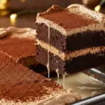 Easy Mocha Tres Leches Cake - mocha tres leches cake - easy tres leches cake recipe - coffee tres leches cake - chocolate tres leches cake - Latin dessert with coffee - mocha cake with milk soak - tres leches cake from scratch - easy coffee dessert recipe - moist chocolate milk cake - whipped cream topping cake - Latin American desserts - sweet coffee milk cake - three milk chocolate cake - creamy mocha dessert - make ahead dessert - indulgent chocolate cake - homemade mocha tres leches - fiesta dessert ideas - coffee lovers cake recipe - simple sheet cake dessert